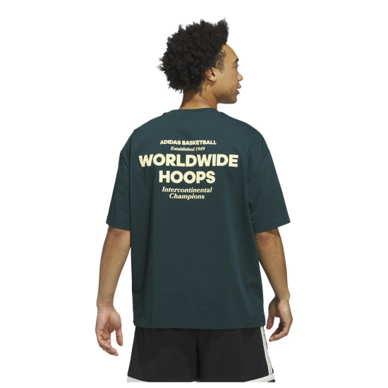 Adidas Ανδρική κοντομάνικη μπλούζα Worldwide Hoops GFX Tee